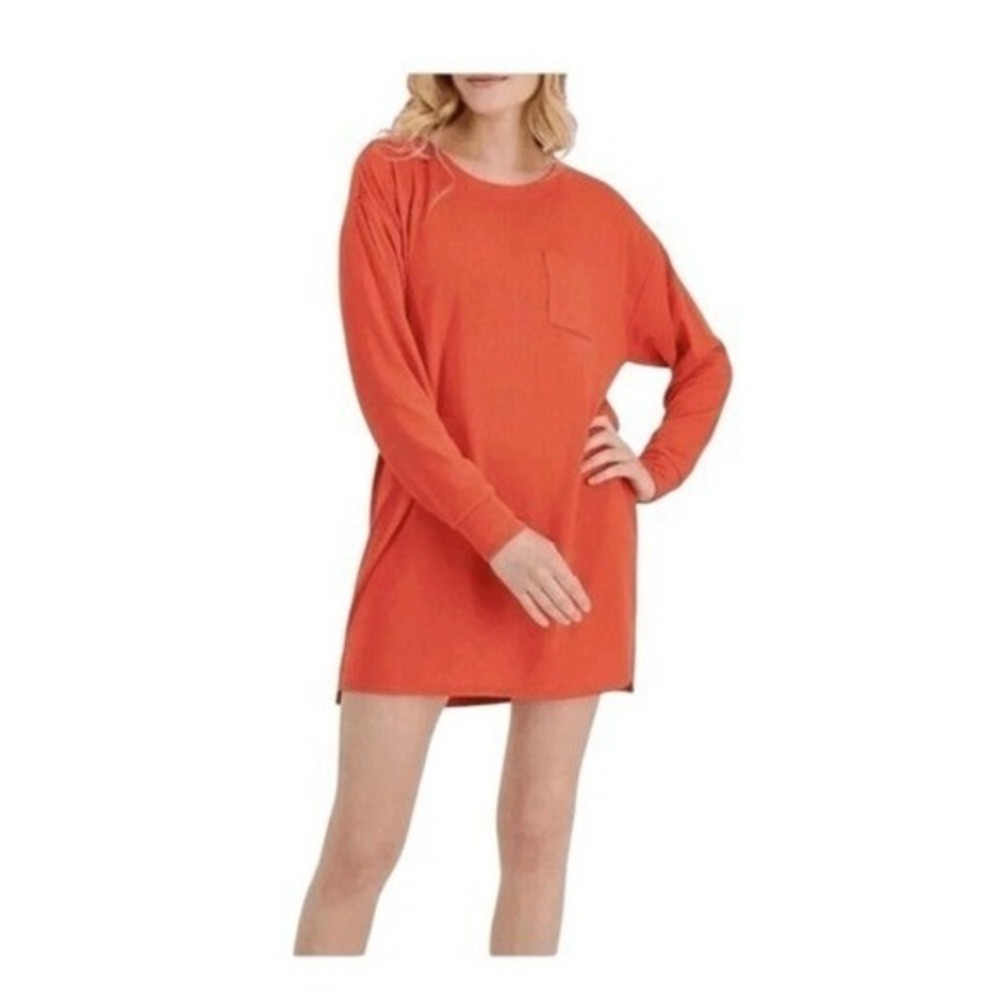 Jenni Supersoft Sleepshirt Papaya Punch‎ Pajama Loungewear L